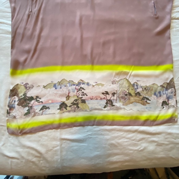 Matthew Williamson Pink Silk Short Caftan Size 12 Fits many sizes - Picture 7 of 11